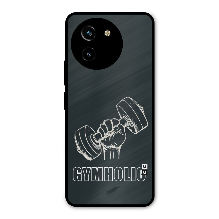 Gymholic Design Metal Back Case for Vivo T3x