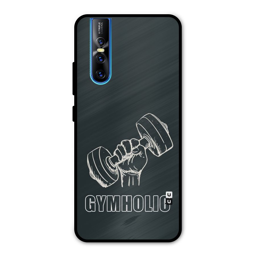 Gymholic Design Metal Back Case for Vivo V15 Pro