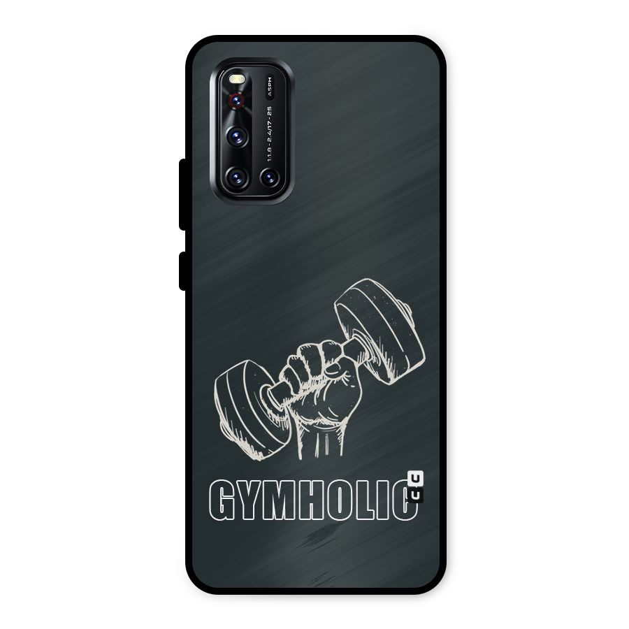 Gymholic Design Metal Back Case for Vivo V19