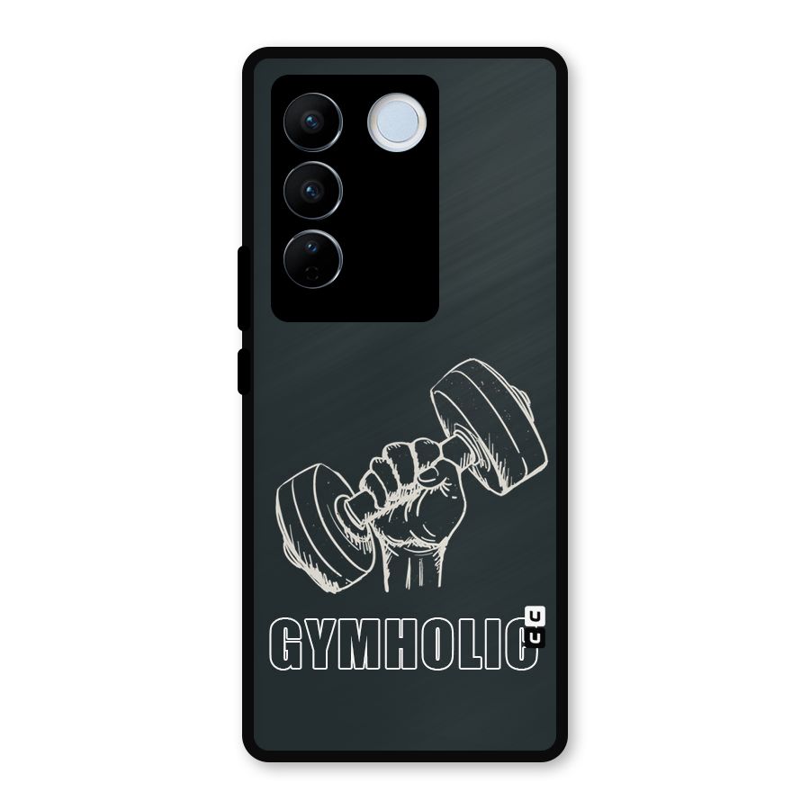 Gymholic Design Metal Back Case for Vivo V27