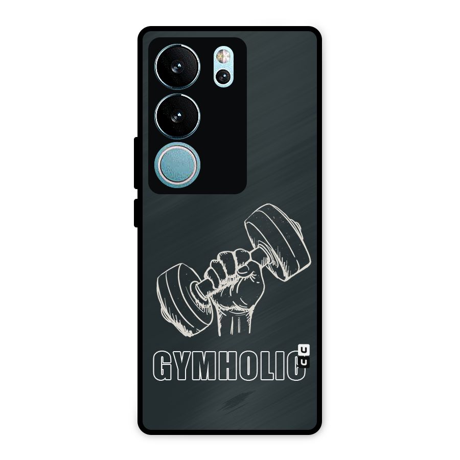 Gymholic Design Metal Back Case for Vivo V29 Pro