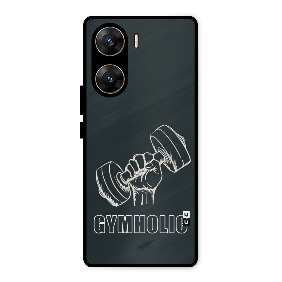Gymholic Design Metal Back Case for Vivo V29e