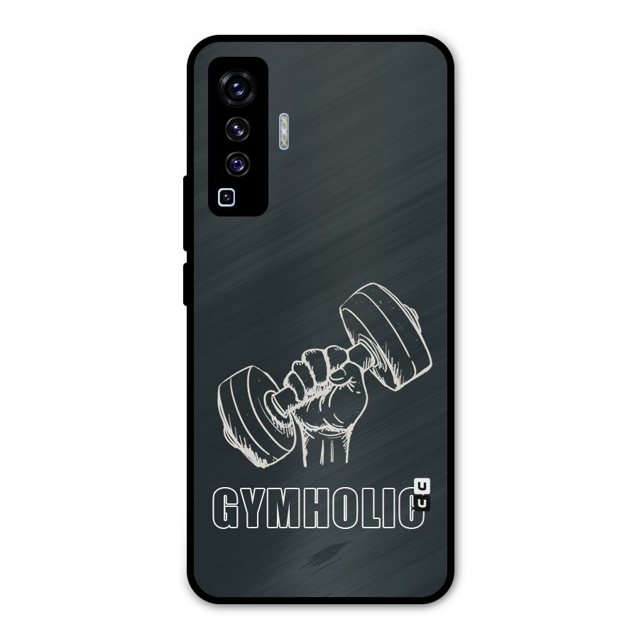 Gymholic Design Metal Back Case for Vivo X50