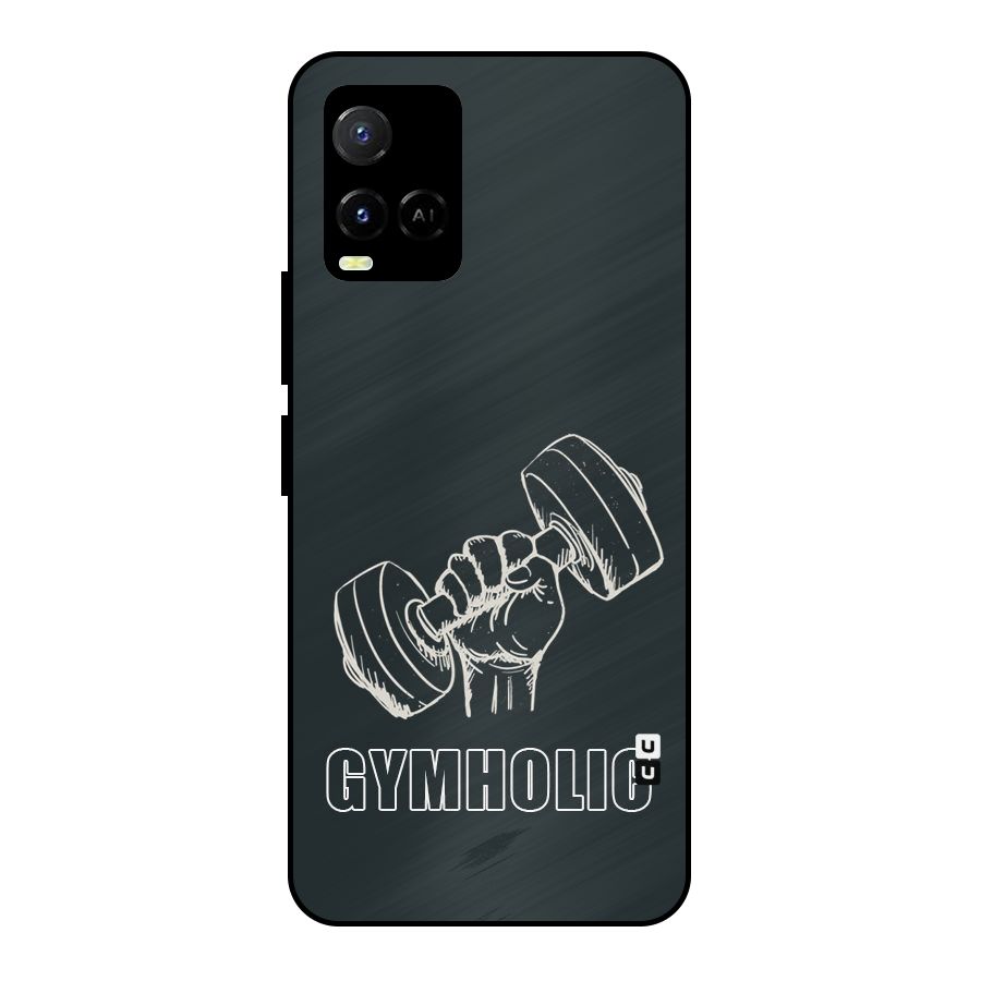 Gymholic Design Metal Back Case for Vivo Y21T