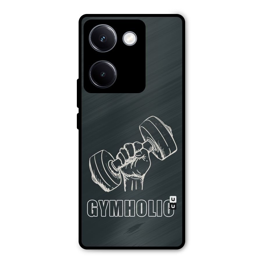 Gymholic Design Metal Back Case for Vivo Y300 Plus