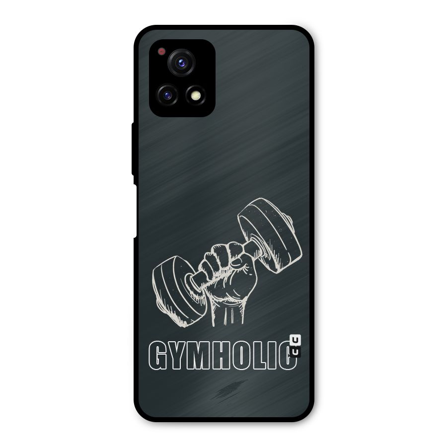 Gymholic Design Metal Back Case for Vivo Y72 5G