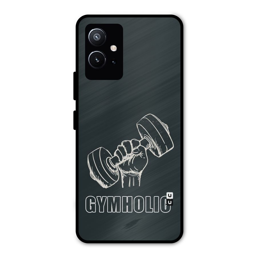 Gymholic Design Metal Back Case for Vivo Y75 5G