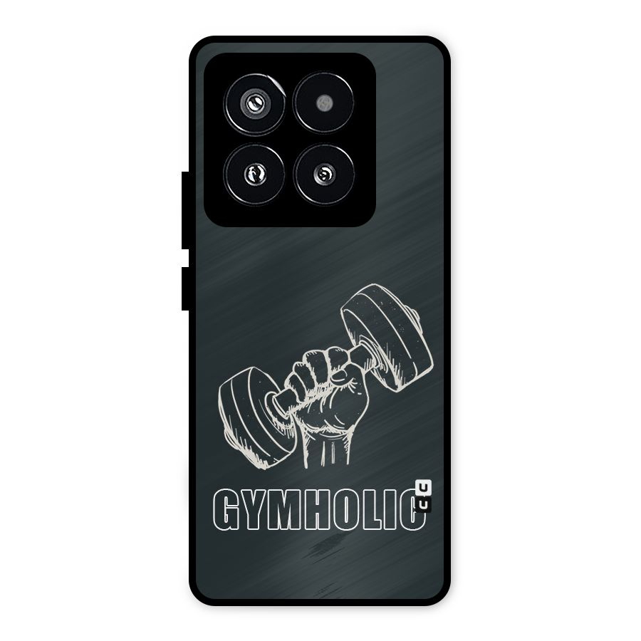 Gymholic Design Metal Back Case for Xiaomi 14 Pro