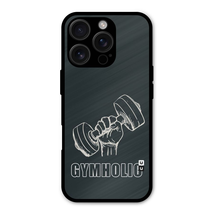 Gymholic Design Metal Back Case for iPhone 16 Pro