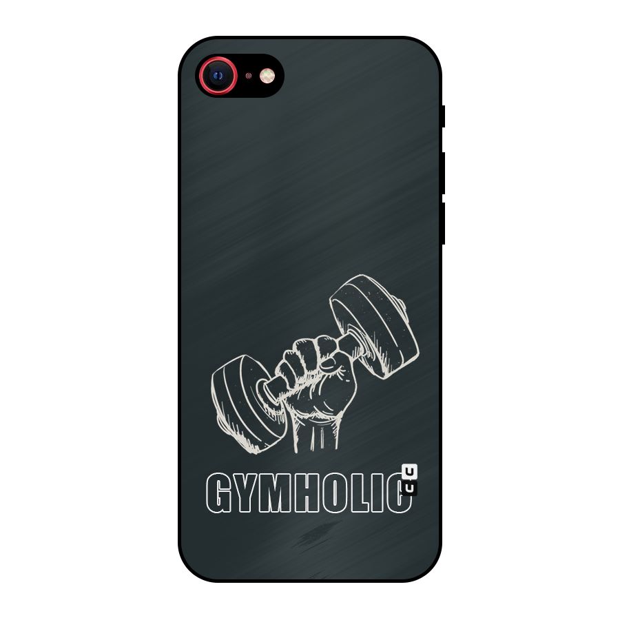 Gymholic Design Metal Back Case for iPhone 8
