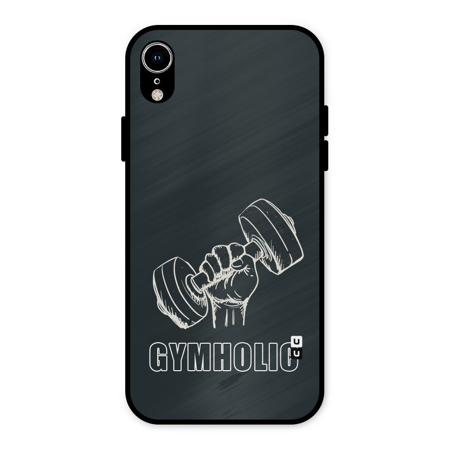 Gymholic Design Metal Back Case for iPhone XR