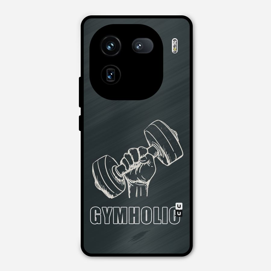 Gymholic Design Metal Back Case for iQOO 12