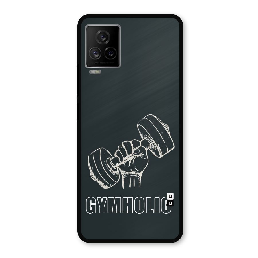 Gymholic Design Metal Back Case for iQOO 7 Legend 5G