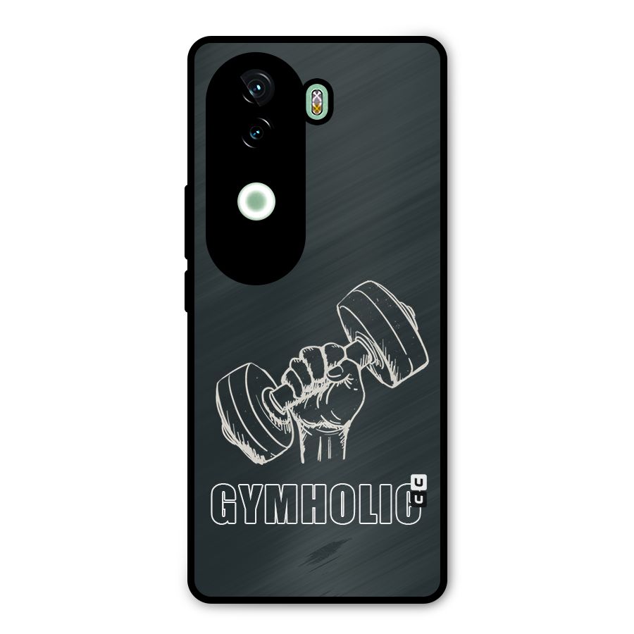 Gymholic Design Metal Back Case for iQOO Z9s
