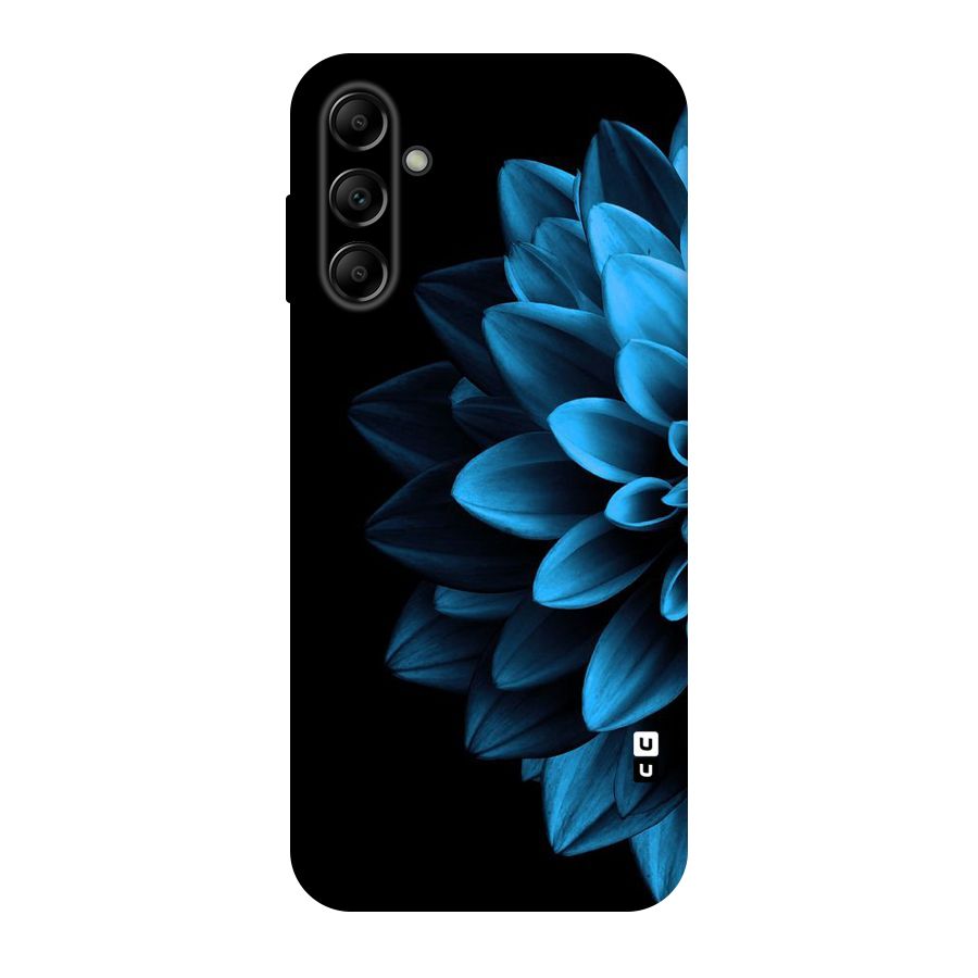 Half Blue Flower Original Polycarbonate Back Case for Galaxy A14 5G