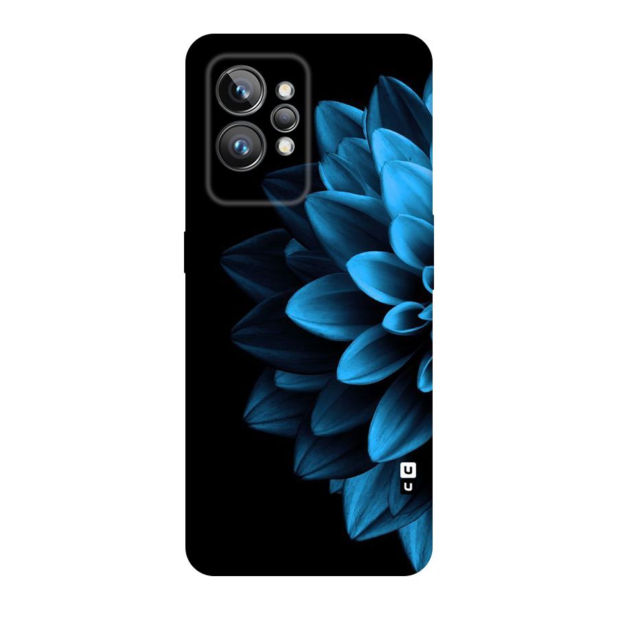 Half Blue Flower Original Polycarbonate Back Case for Realme GT2 Pro