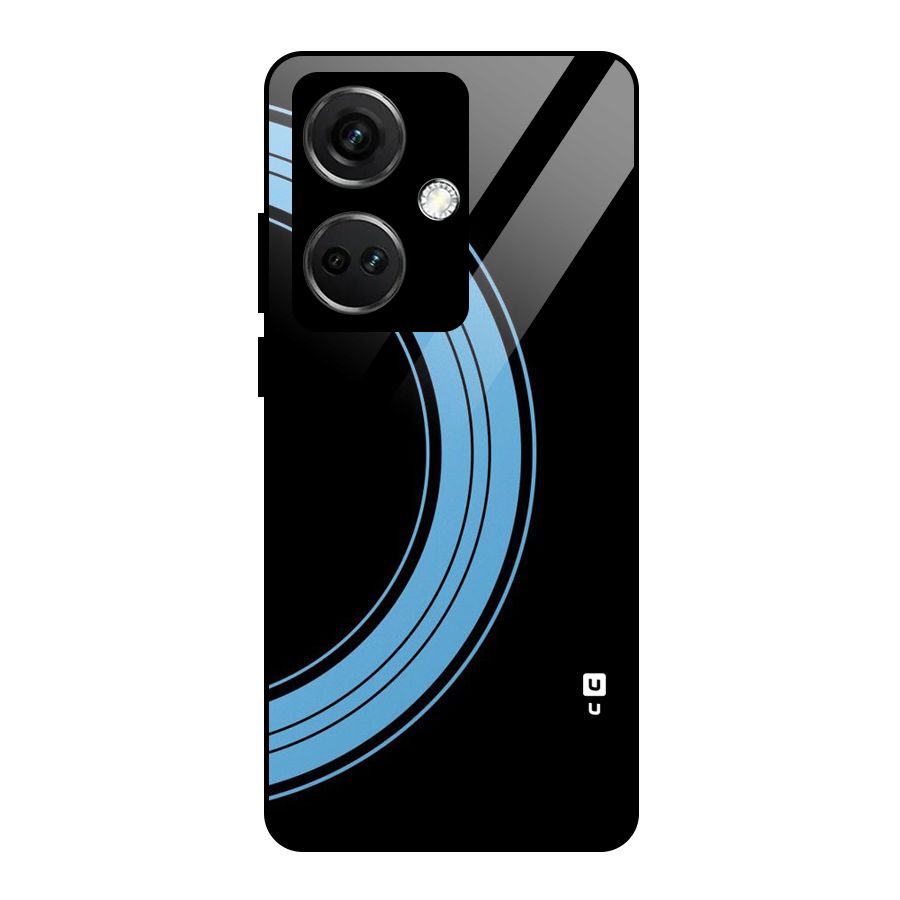 Half Circles Glass Back Case for OnePlus Nord CE 3 5G
