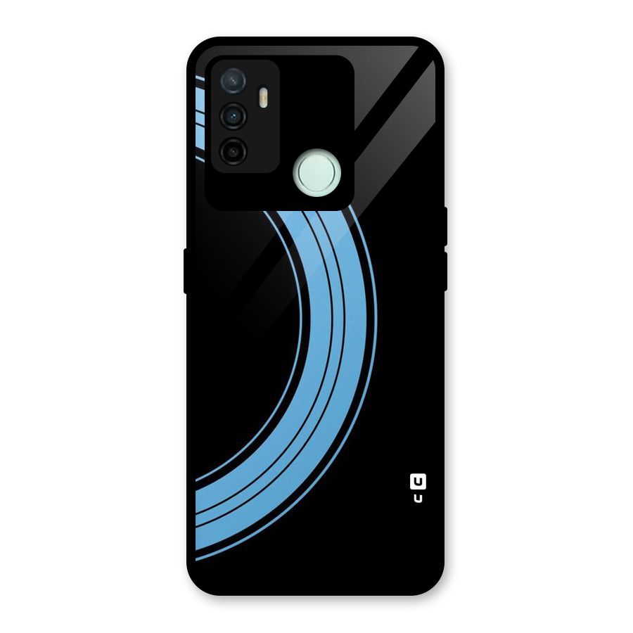 Half Circles Glass Back Case for Oppo A53