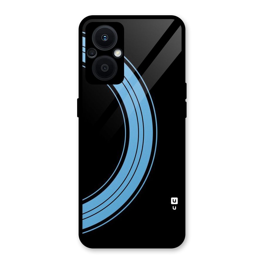 Half Circles Glass Back Case for Oppo F21s Pro 5G