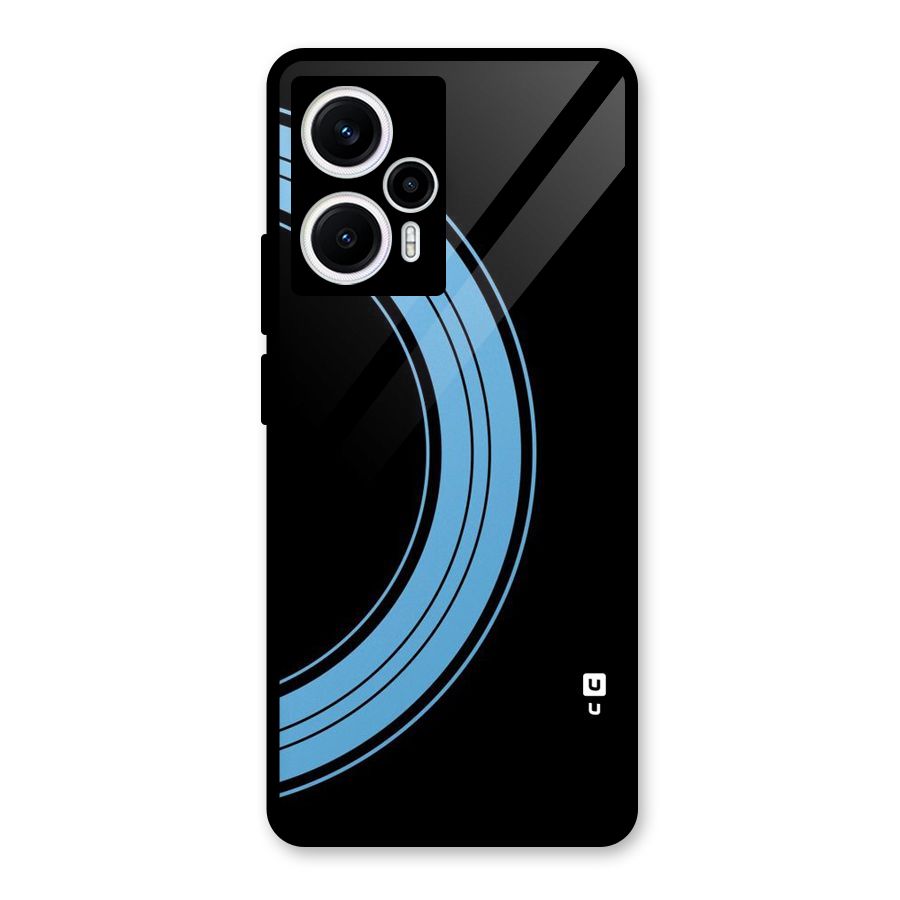 Half Circles Glass Back Case for Poco F5
