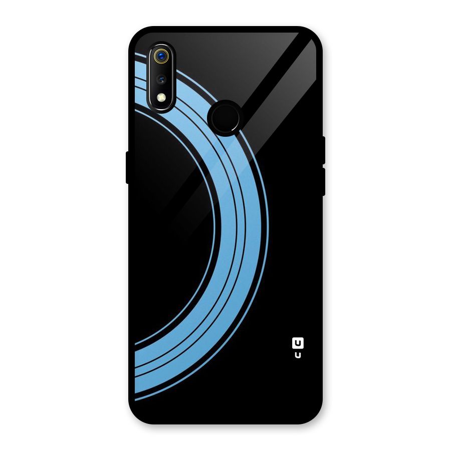Half Circles Glass Back Case for Realme 3