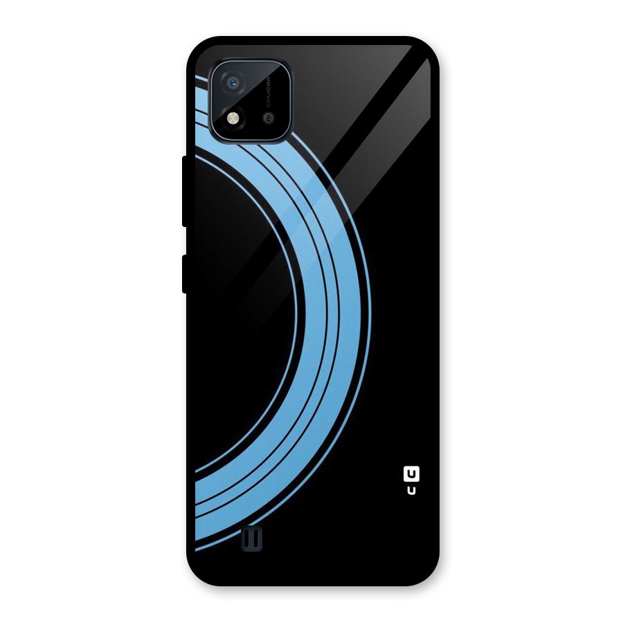 Half Circles Glass Back Case for Realme C11 2021