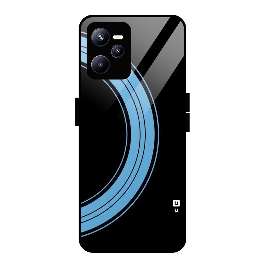 Half Circles Glass Back Case for Realme C35