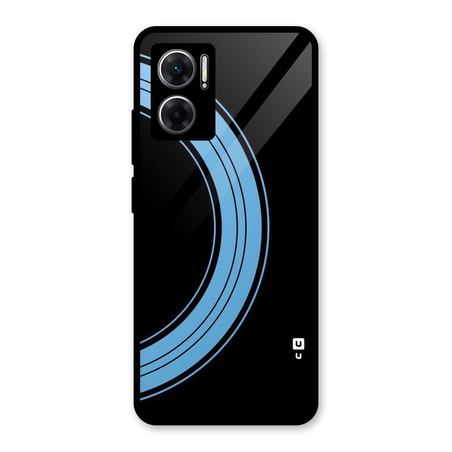 Half Circles Glass Back Case for Redmi 11 Prime 5G