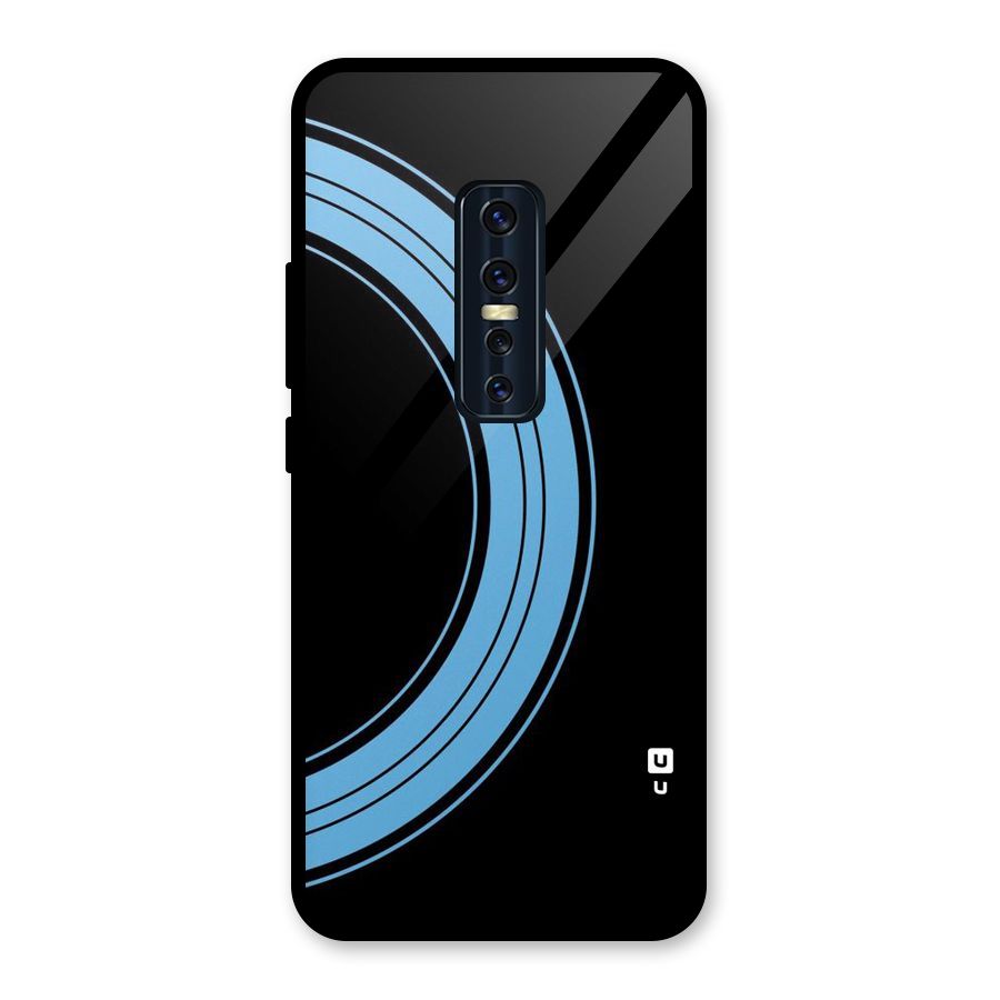 Half Circles Glass Back Case for Vivo V17 Pro