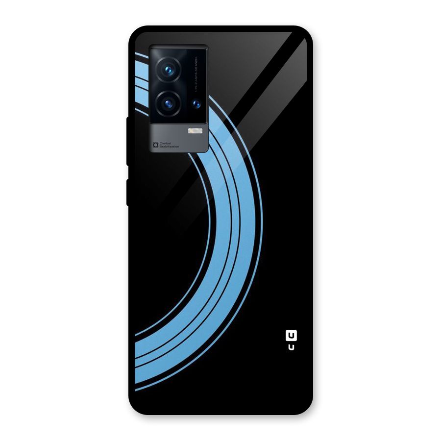 Half Circles Glass Back Case for iQOO 9 5G