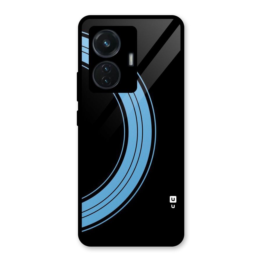 Half Circles Glass Back Case for iQOO Z6 44W