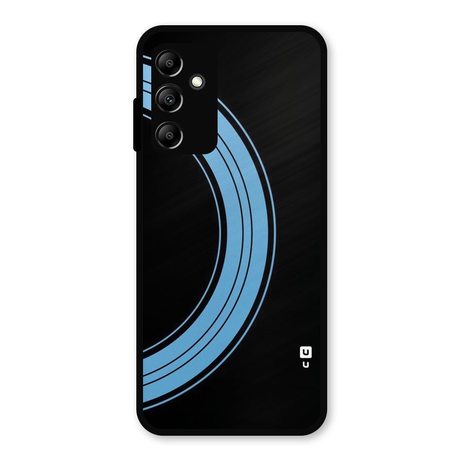 Half Circles Metal Back Case for Galaxy A14 5G