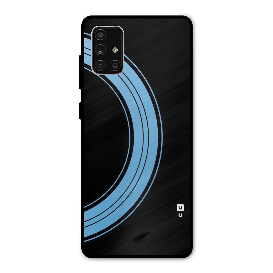Half Circles Metal Back Case for Galaxy A71