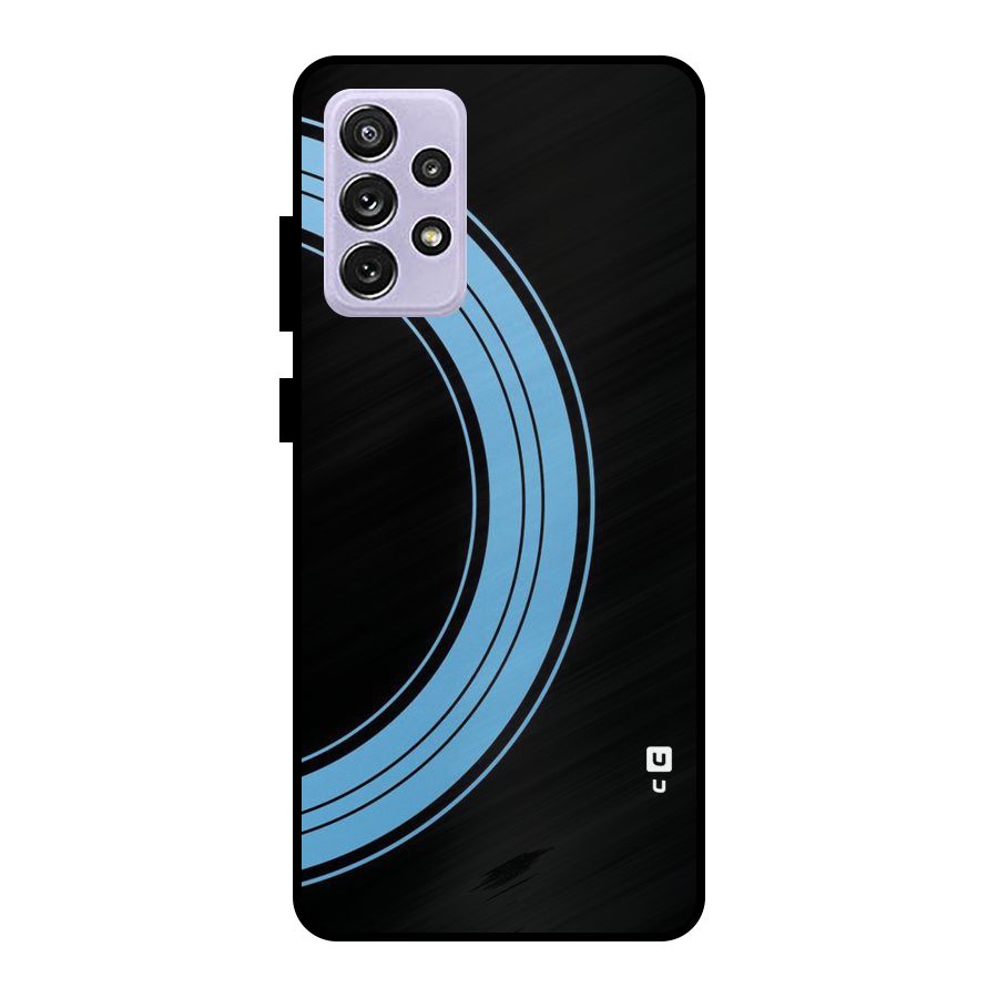 Half Circles Metal Back Case for Galaxy A72