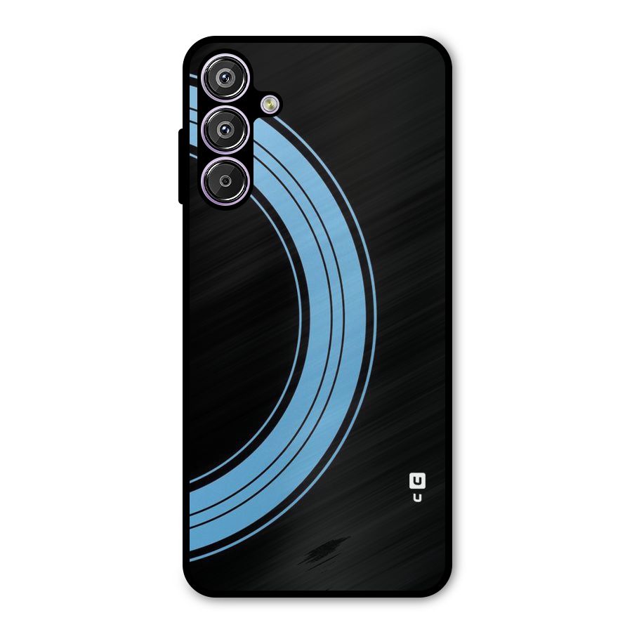 Half Circles Metal Back Case for Galaxy F15