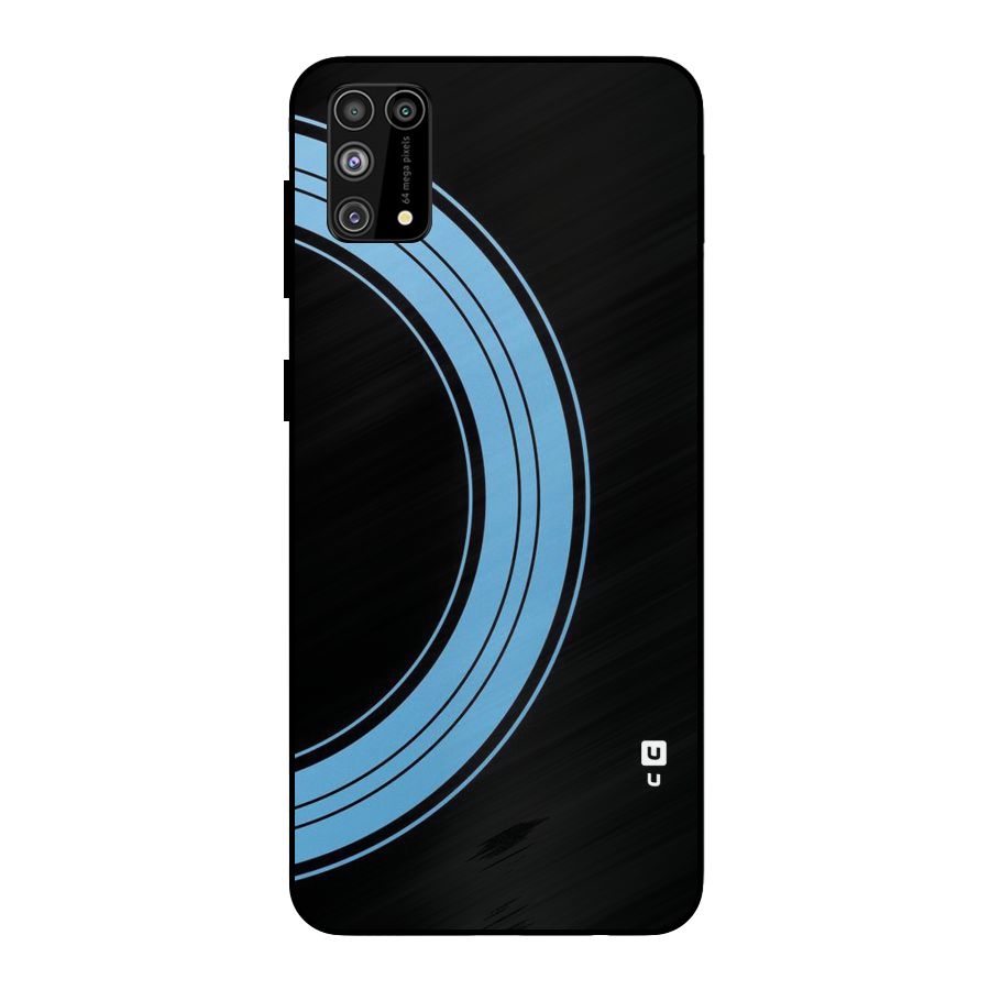 Half Circles Metal Back Case for Galaxy F41
