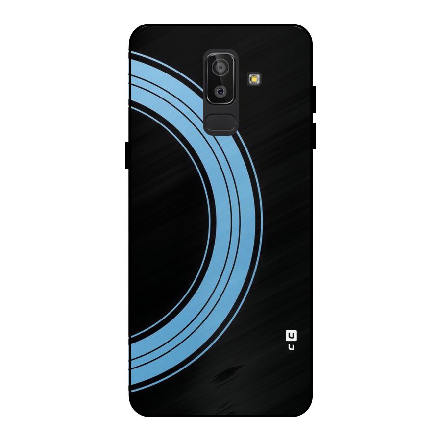 Half Circles Metal Back Case for Galaxy J8