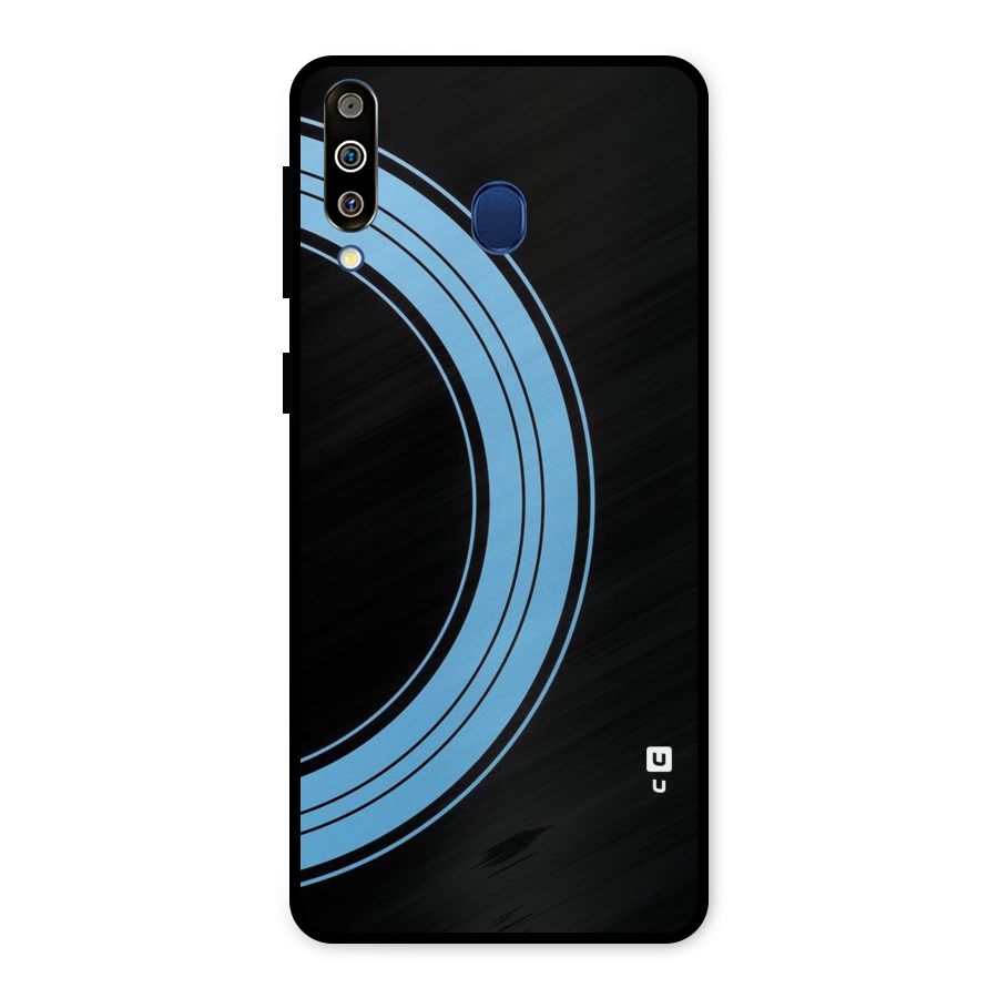 Half Circles Metal Back Case for Galaxy M30