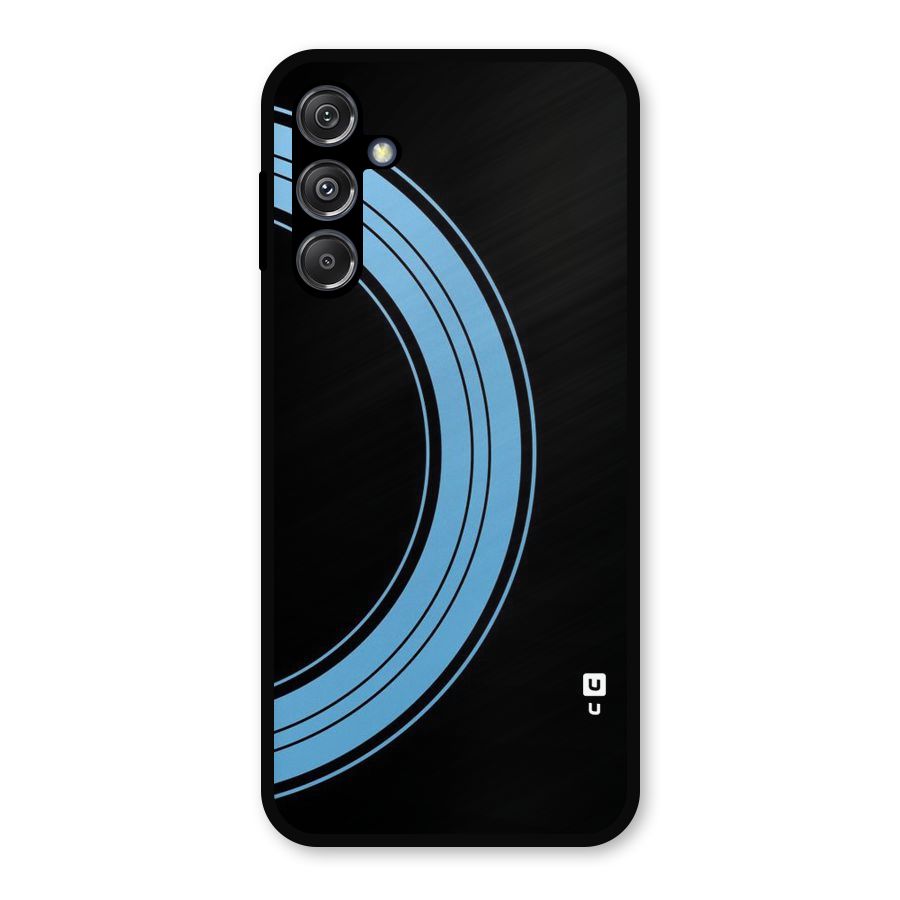Half Circles Metal Back Case for Galaxy M34 5G