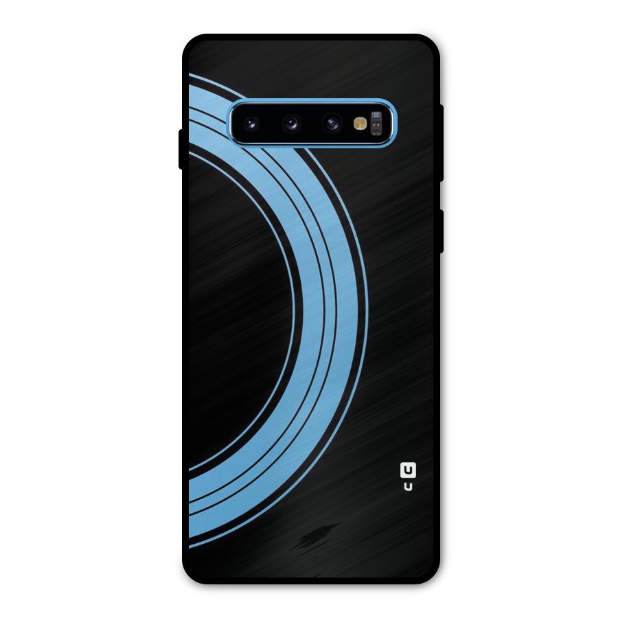 Half Circles Metal Back Case for Galaxy S10