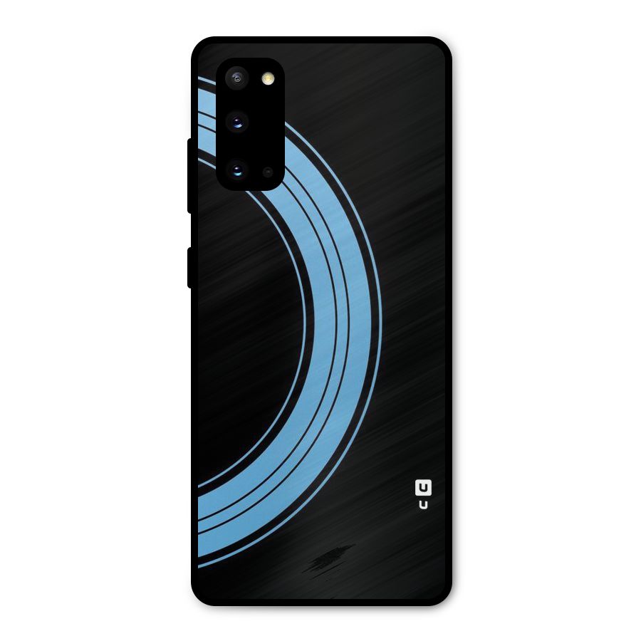 Half Circles Metal Back Case for Galaxy S20