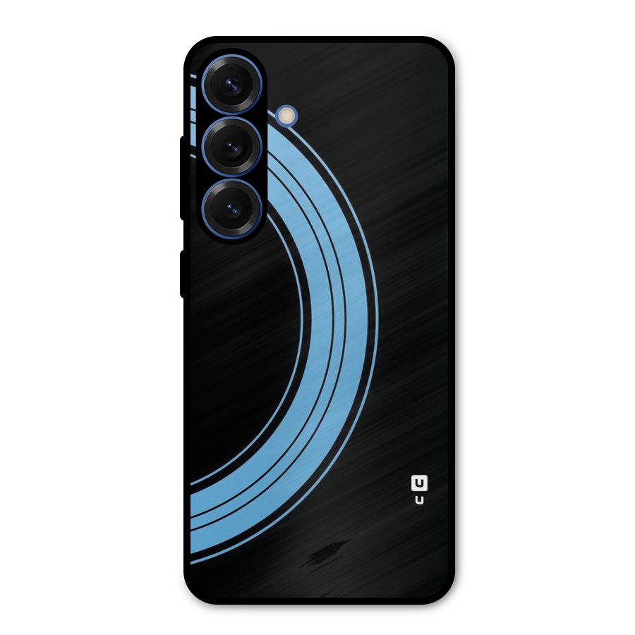 Half Circles Metal Back Case for Galaxy S25