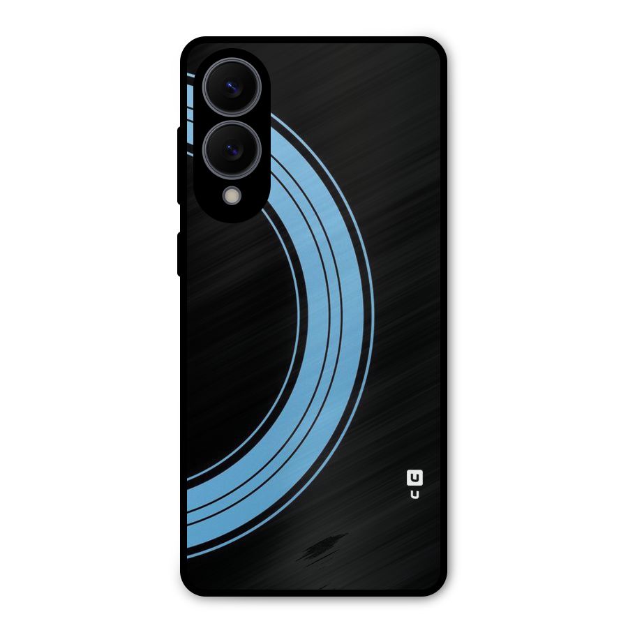Half Circles Metal Back Case for Galaxy S25 Edge