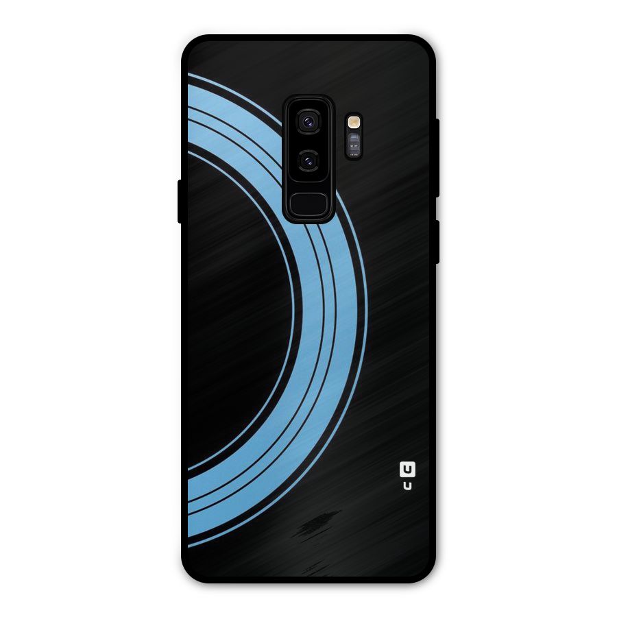 Half Circles Metal Back Case for Galaxy S9 Plus