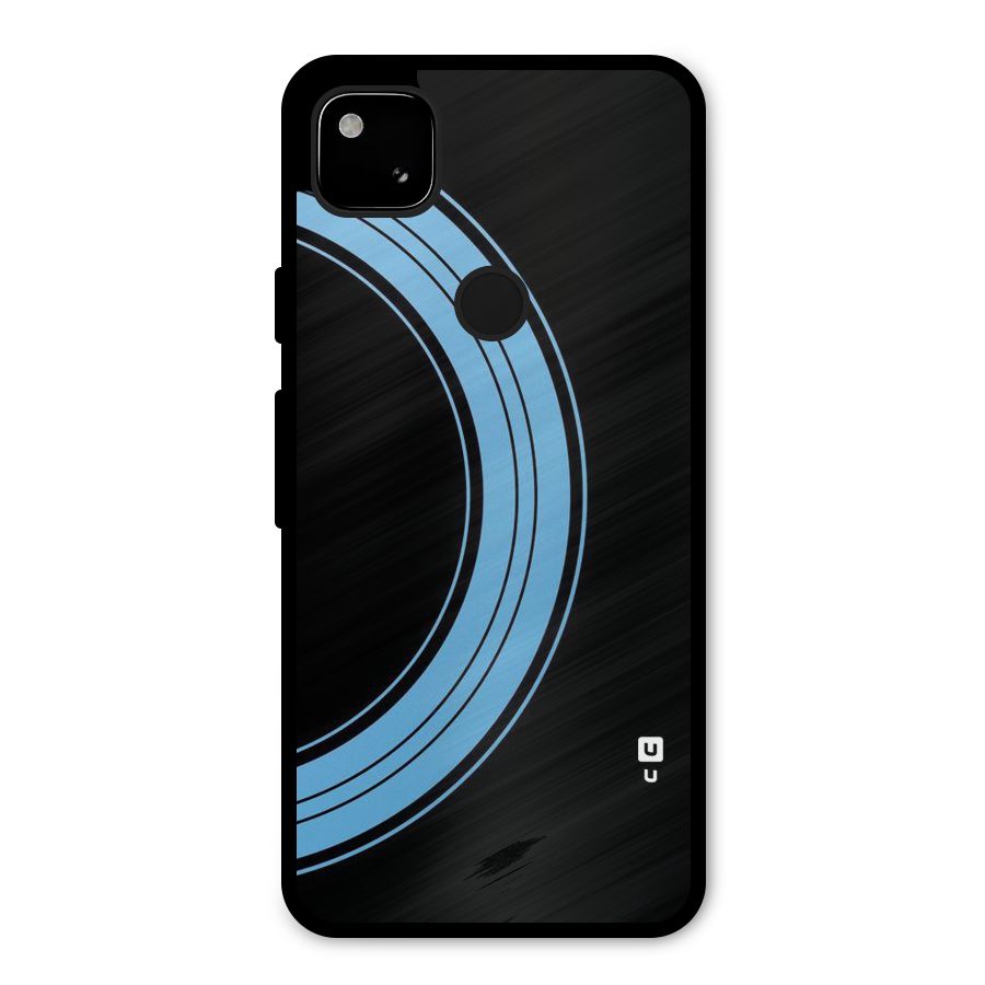 Half Circles Metal Back Case for Google Pixel 4a