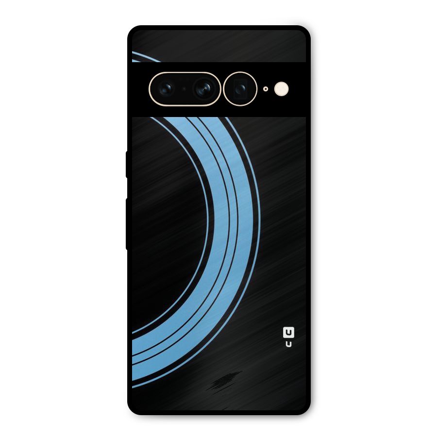 Half Circles Metal Back Case for Google Pixel 7 Pro