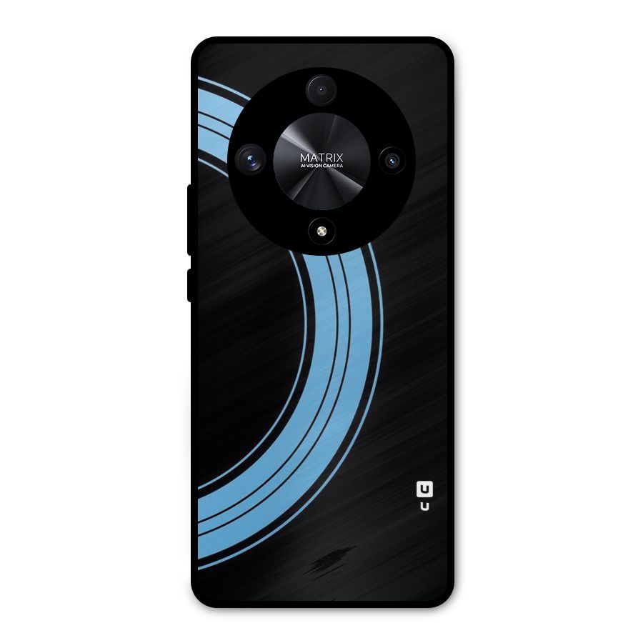 Half Circles Metal Back Case for Honor X9b