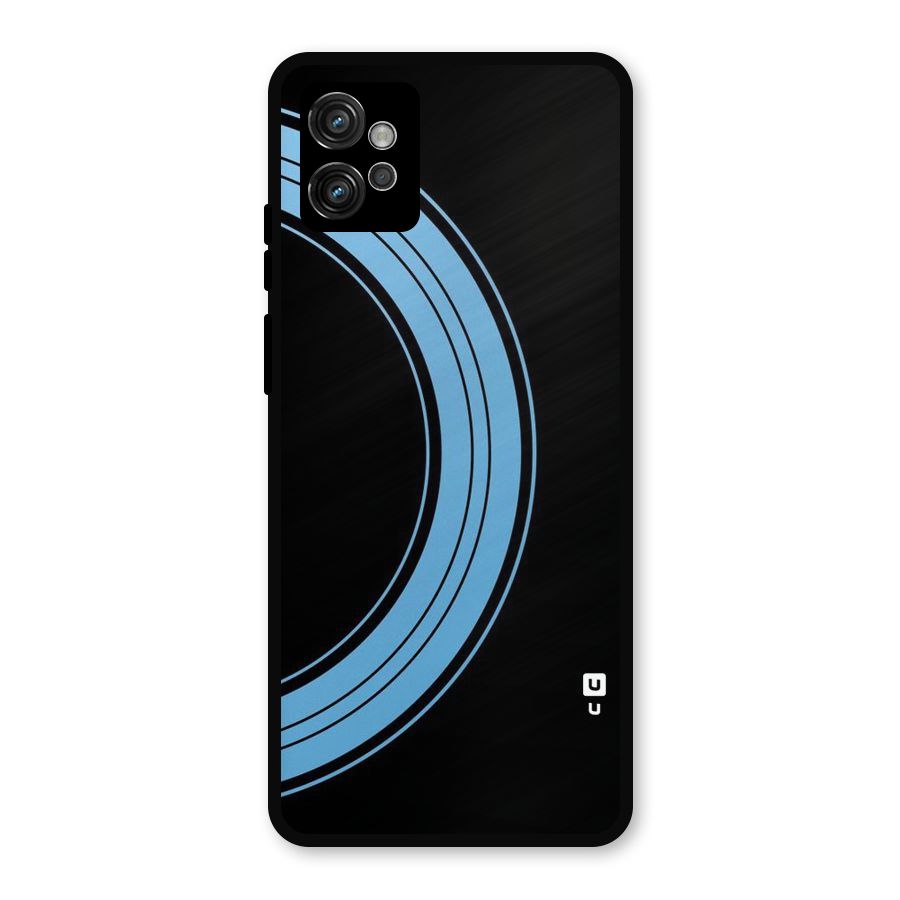 Half Circles Metal Back Case for Moto G32