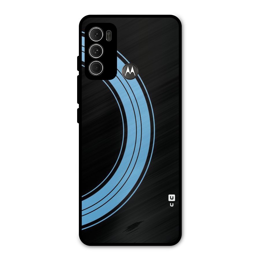 Half Circles Metal Back Case for Moto G60