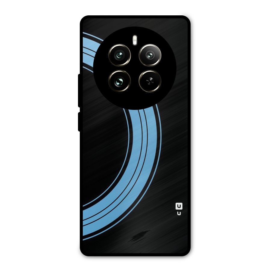Half Circles Metal Back Case for Realme 12 Pro